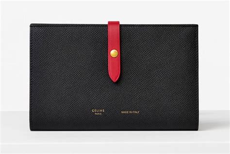 celine medium strap wallet price|Celine lizard wallet.